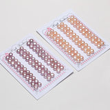 7-7.5mm Freshwater Pearl Beads Round With Half Hole