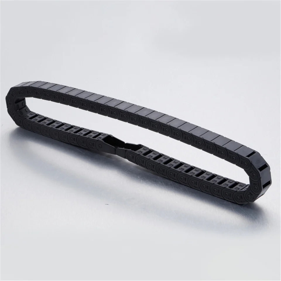 7*7mm Bridge Type Non-Opening 1M Plastic Towline Transmission Drag Chain