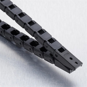 7*7mm Bridge Type Non-Opening 1M Plastic Towline Transmission Drag Chain