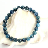 Dark Natural Gemstone Kyanite Bracelet 7.5inch