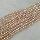 7-8 mm Freshwater Pearl Beads Punch Loose Beads for DIY Necklace Bracelet