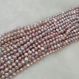 7-8 mm Freshwater Pearl Beads Punch Loose Beads for DIY Necklace Bracelet