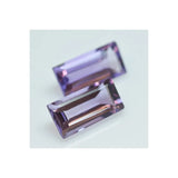 7.83ct Amethyst Baguette Shape Set