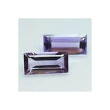 7.83ct Amethyst Baguette Shape Set