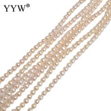 7-8mm Round Freshwater Pearl Beads Natural For DIY Or Jewelry 15.75 Inch Strand