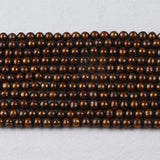 7-8mm Potato Pearl Beads Near Round Chocolate Loose Beads