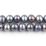 7-8mm Freshwater Round Pearls Beads Jewelry Making DIY Women