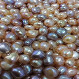 7-8mm Baroque Pearl Earring 18k Dangle Hook Party Women Wedding Jewelry