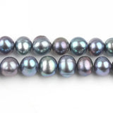 7-8mm Freshwater Pearl Beads Round Loose Beads DIY Jewelry Making 15''