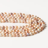 7-8mm Freshwater Pearl Beads Mixed Punch Loose Beads for DIY Jewelry Making