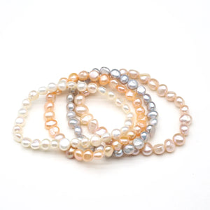 Natural Freshwater Pearl Bracelet for Women 18-19cm