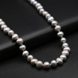 Natural Freshwater Pearl Necklace Baroque Round Pearls Beaded Beads