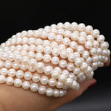 7-8mm Natural Freshwater Pearl Beads for DIY Jewelry Making
