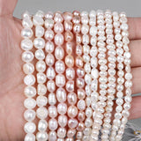 7-8mm Natural Pearl Beads Freshwater Pearls DIY Jewelry Making