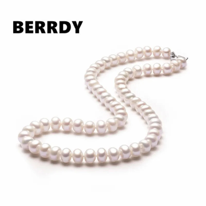 7-8mm Natural Pearl Necklace - Hot Promotion!