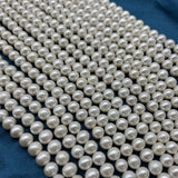 Natural Freshwater Pearl Round Beads DIY Necklace Bracelet