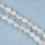 Double-Sided Pearl String Freshwater Cultured Baroque Pearls DIY Semi-Finished