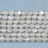 Double-Sided Pearl String Freshwater Cultured Baroque Pearls DIY Semi-Finished