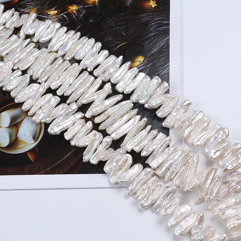 Natural Freshwater Biwa Pearl Strand AA 7-8mm