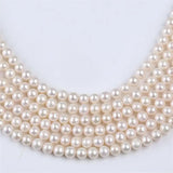 7-8mm Round Pearl Strand - DIY Jewelry Materials