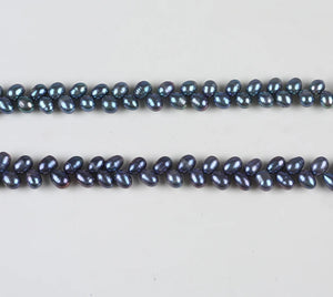 7-8mm Gray Freshwater Pearl Beading Strings