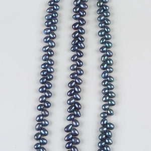7-8mm Gray Freshwater Pearl Beading Strings