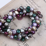 7-8mm Mixed Baroque Pearls Necklace DIY Beads