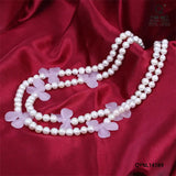 7-8mm Potato Pearl Necklace Beaded Pearl Necklace