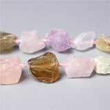 7-8pcs 2-3cm Mixed Quartz Nugget Bead Accessories For Jewelry