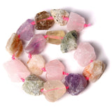 7-8pcs 2-3cm Mixed Quartz Nugget Bead Accessories For Jewelry