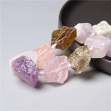 7-8pcs 2-3cm Mixed Quartz Nugget Bead Accessories For Jewelry