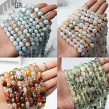 Opal Howlite Quartz Aquamarine Aventurine Beads for Jewelry Making