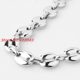 7/9/11mm Coffee Bean Chain Necklace