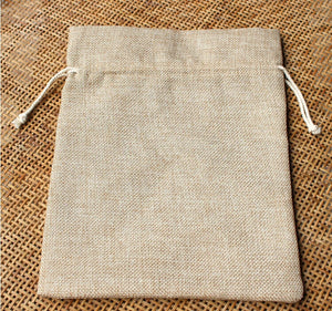 5pcs Vintage Jute Sacks Drawstring Bags for Jewelry/Wedding/Christmas
