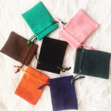 Velvet Drawstring Pouch for Wedding Christmas Favor