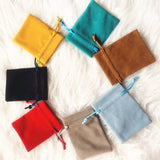 Velvet Drawstring Pouch for Wedding Christmas Favor
