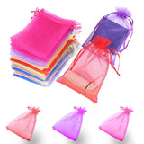 Organza Bag Jewelry Tulle Drawstring Bag 100Pcs