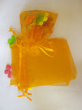 100pcs Organza Bags with Handles for Jewelry/Wedding