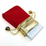 20pcs Phnom Penh Red Velvet Jewelry Bags for Women, Drawstring Pouches