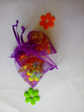 Organza Bag Dark Purple Drawstring Bag 50pcs 7*9cm Christmas Yarn Bag