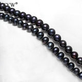 7-9mm Natural Freshwater Pearl 7-8mm Round Loose Beads Per 15 Inch Strand
