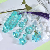 7 Cavity Resin Mold for Jewelry Making DIY Keychain Crafts Pendant Silicone Moul