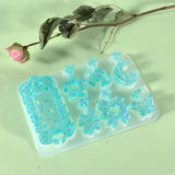 7 Cavity Resin Mold for Jewelry Making DIY Keychain Crafts Pendant Silicone Moul