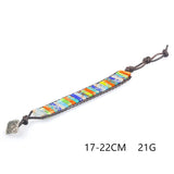 7 Chakra Tube Beads Leather Wrap Bracelet Couples Bracelets