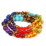 7 Chakra Bracelets Natural Stone Beaded Bangle
