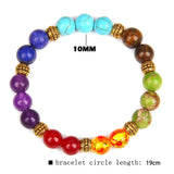 7 Chakra Bracelets Natural Stone Beaded Bangle