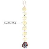 Colorful Chakra Pendant Reiki Healing Amulet Fashionable Jewelry