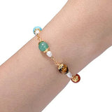 7 Chakra Crystal Bracelets Reiki Healing Stone Beads Ankle Bracelets
