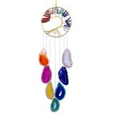 7 Chakra Crystal Tree of Life Wind Chimes Home Decor