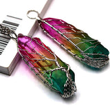 7 Chakra Crystal Tree of Life Pendant Necklace
